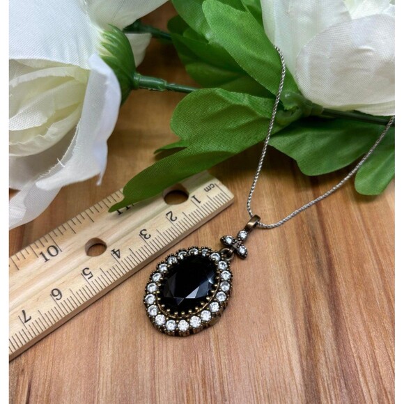 925 Sterling Silver Turkish Vintage Necklace for Women,NEW,Antique,HandmadeGift - Picture 4 of 4